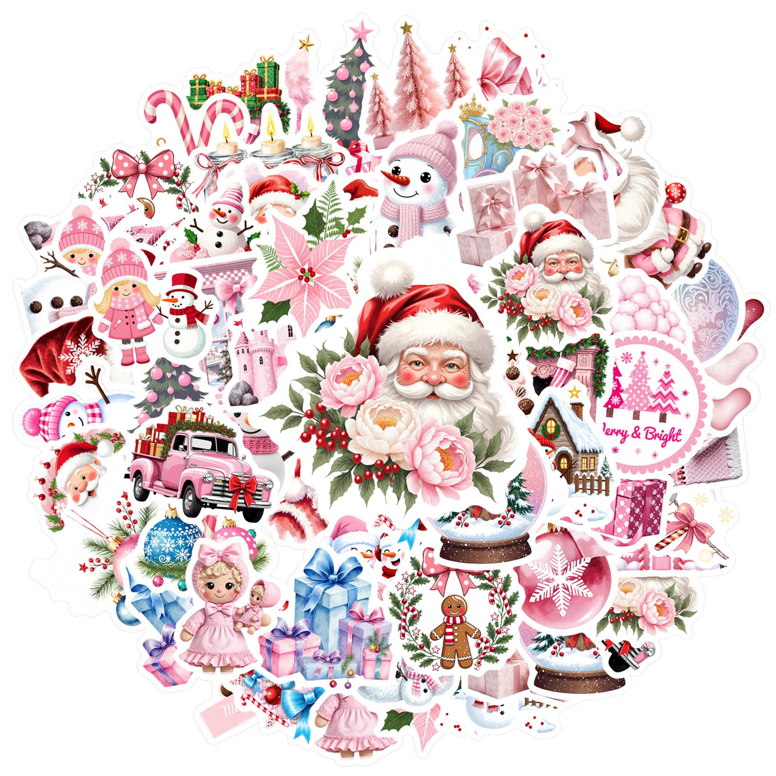 

35pcs-50pcs Charming Gift Stickers Cartoon Winter Funny Stickers Sticker Pack For Guitar DIY Skateboard Laptop Luggage Decor