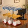 Large Capacity Cup Storage Rack Anti-Fall Water Cup Holder Water Bottle Storage Rack  for Home