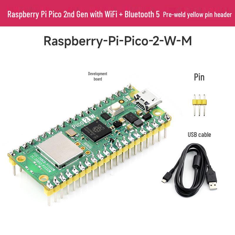 Raspberry Pi Pico 2W: Dual-Core Microcontroller with WiFi & Bluetooth Support