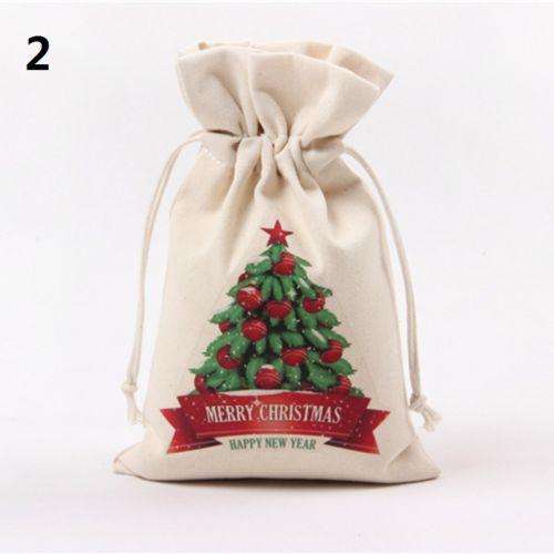 

Gift Christmas Bag Canvas Christmas Bag Bag Gift 2#
