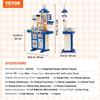 Kitchen Playset Kids Pretend Cooking Play Toy 48 Piece Accessories Blue