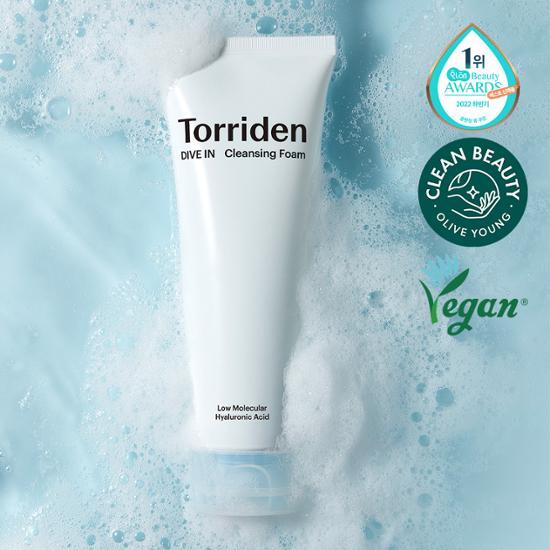 TORRIDEN Dive-in Low Molecular Hyaluronic Acid Cleansing Foam 150ml