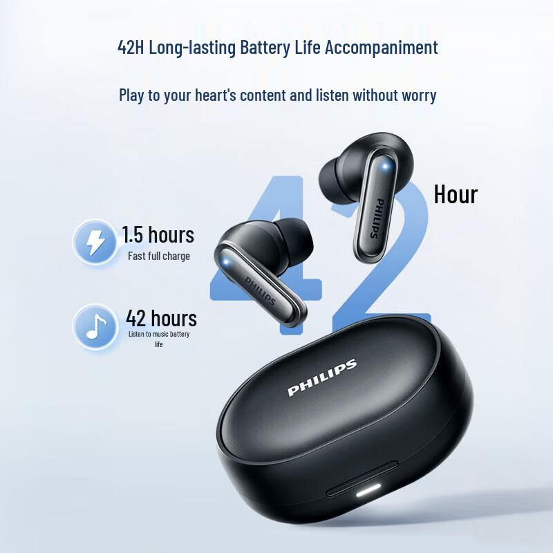 Philips TAT2120 True Wireless Noise-Cancelling Earbuds