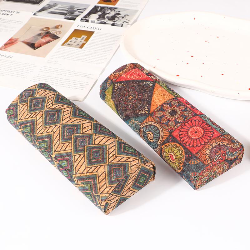 Estilo Japonés Resistente a la Presión Mural de Corcho Antiguo Estuche Retro para Gafas Almacenamiento Magnético Portátil para Miopía Caja Sunglassex para Unisex