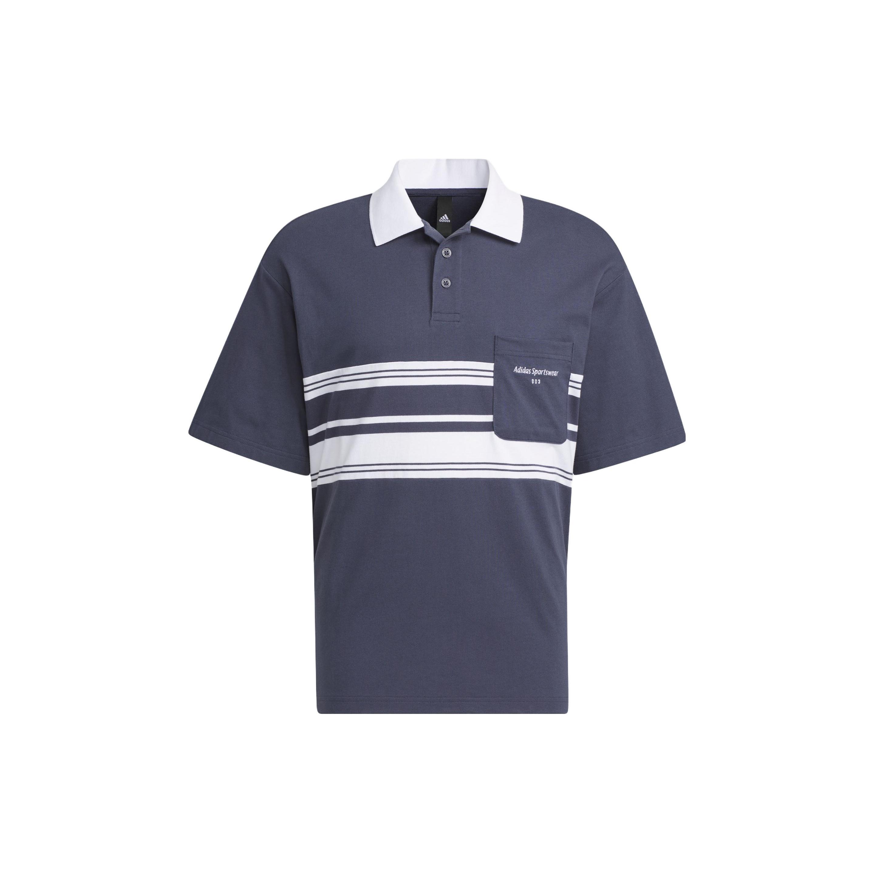 adidas SPW SS Polo Shirts  Navy White  Men s IS4945 XXL