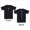 Christian Bible Faith Cross Front and Back Print Men's T-Shirt Unisex T-Shirt