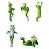 Creative Cartoon Frogs Planter Hangers Resins Hanging Animal Statue Figurine Flower Pots Huggers Bonsais Ornament Decors