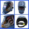 Solar Charging Automatic Dimming Welding Facemask Head-mounted Large View LCD Screen Welding