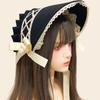 Lace Bowknot Bonnet Hat Soft Comfortable Costume Hat Cosplay Headwear For Women Seasonal Holiday Photography Accessories