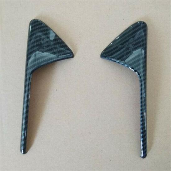 Pair ABS Carbon FIber Car Side Fender Cover Sticker For Tesla Model 3 2017-