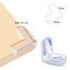 Xiaomi 4PCS Baby Safety Silicone Protector Table Corner Edge Protection Cover Electric Socket Protection Children Anticollision Guards
