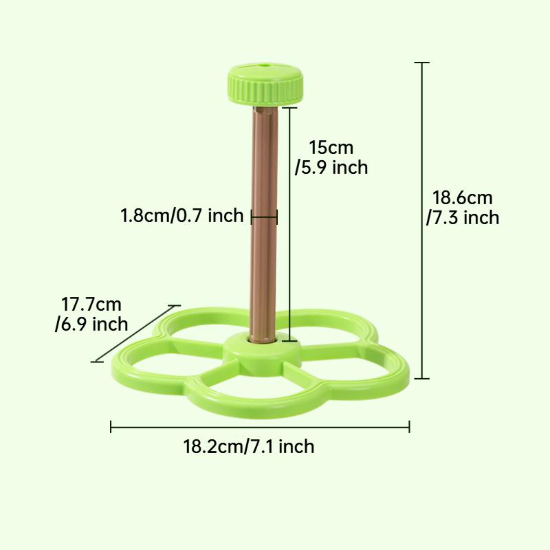 Washable Bird Spinning Toy 360° Rotation Parrot Perch with Anti-Slip Texture Hanging Parakeet Toys with 1.8'' Larger Washer