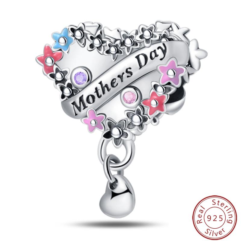 

Copper Mother S Day Tulip Heart Princess Pink Diamond Charms Beads 3Mm Diy Fine Jewelry Gifts Making