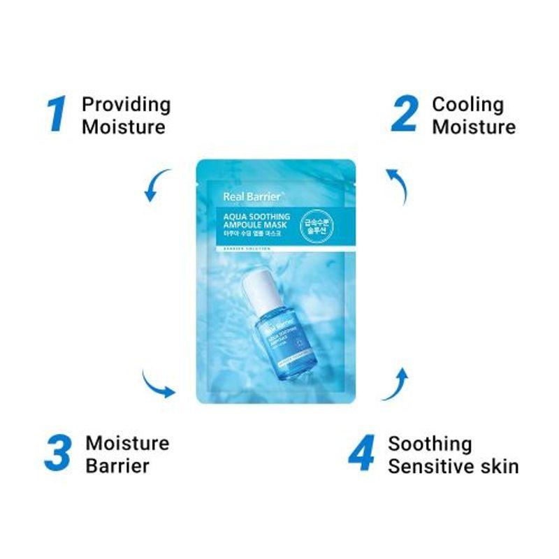 [Real Barrier] *renewal* Aqua Soothing Ampoule Mask 28ml (10ea)