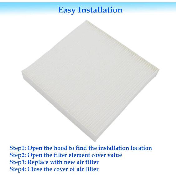 80292-SDA-407 Innenraumfilter für Honda Accord Civic CRV Odyssey Passport Pilot Ridgeline, Acura MDX RDX RL RLX TL TLX TSX ZDX Ersetzt 80292-SDA-407