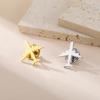 Trendy Plane Lapel Pins Brooch For Women Men Stainless Steel Suit Collar Badges Jewelry 2026  Gifts Accessories
