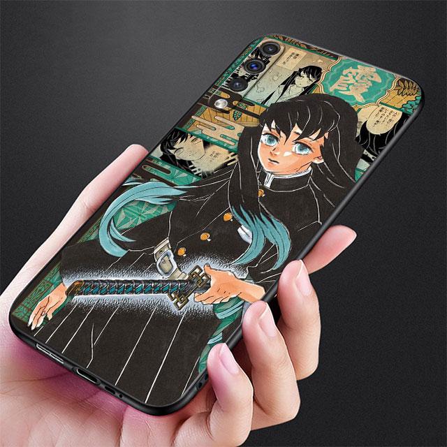 Case For Samsung Galaxy Note 20 Ultra 10 Plus 9 8 A50 A10 A40 A70 A20e M13 M52 M31 A52 A51 A13 Phone Cover Demon Slayer Art Capa
