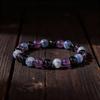 Braccialetto con Perle di Ametista Sodalite Onice Nero Regali Festivi Gioielli Naturali alla Moda Per Uomo Donna Uso Quotidiano Regalo