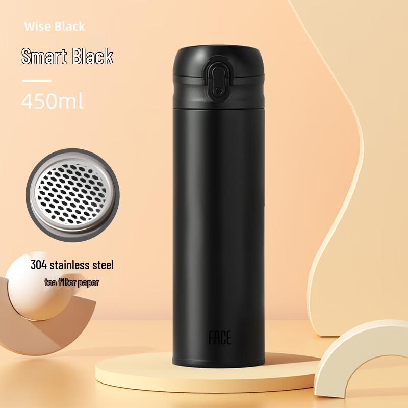 Face 316 Stainless Steel Insulated Water Bottle with Pop-up Lid