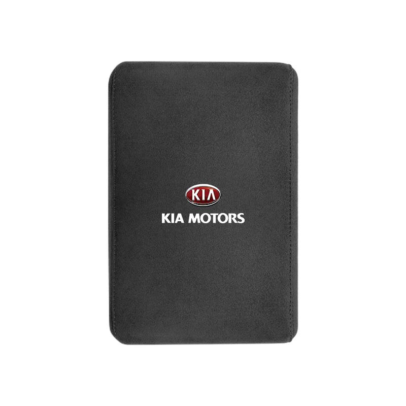 Car Armrest Box Mat Suede Memory Foam Arm Rest Soft Pad For KIA Stinger K9 Sorento Ceed RIO Sportage Niro Soul EV6 EV9 Carnival