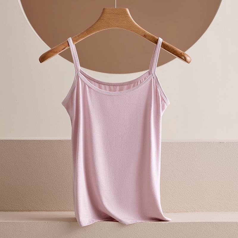 

Женский летний тонкий топ с нижней подкладкой и красивой спиной M розовый
