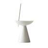 White Ceramic Stick Incense Holder Japanese Style Incense Burner, Handmade Tabletop Decor for Home & Meditation