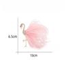 Chic Feather Flamingo Badge 1Pcs Brooch for Women Girls Animal Pin Accessory for Bag Hat Clothes Decoration