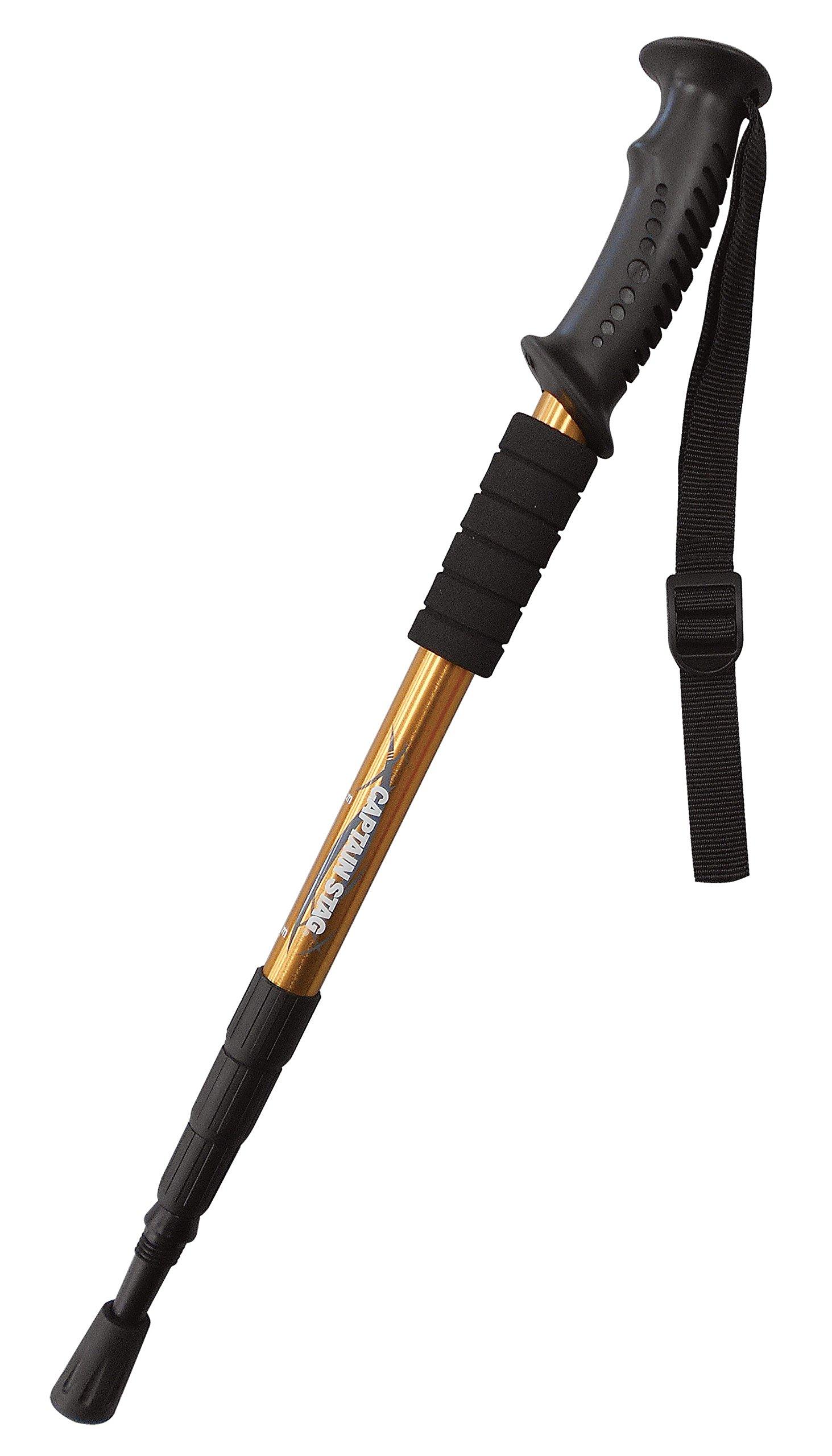 

Captain Stag Climbing and Trekking Bent Compact Slide Type 250g Minimum 500mm Aluminum Yellow FEEL BOSCO Sticks, Grip, 4-Stage [Lightweight / / Alloy]