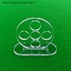 1PC Billiard Rod Trainer Billiard Stroke Exerciser Transparent 1/5 Holes Pool Cue Stroke Training Device Billiards Accessories