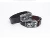 American Farm Tractor Leather Belt Buckle - Original Glazed Finish