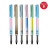 Flair Inky Move Fountain Pen Set Blue Ink Pack Of 6 With Jumbo Cartridges Smooth Writing For School Office Use