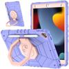IPad 7/8/9 10.2 Inch Case 2-in-1 Shockproof PC Silicone 360 Rotating Stand Handbag