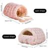 Cat Cave Removable Washable Sleeping Cave Semi-Enclosed Cat House For Home Bedroom Balcony Apartment Indoor Relaxation Daily