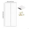 Magnetic Door Curtain Heavy Duty Entry Screen for Hotel Balcony Bedroom 80x210cm Black