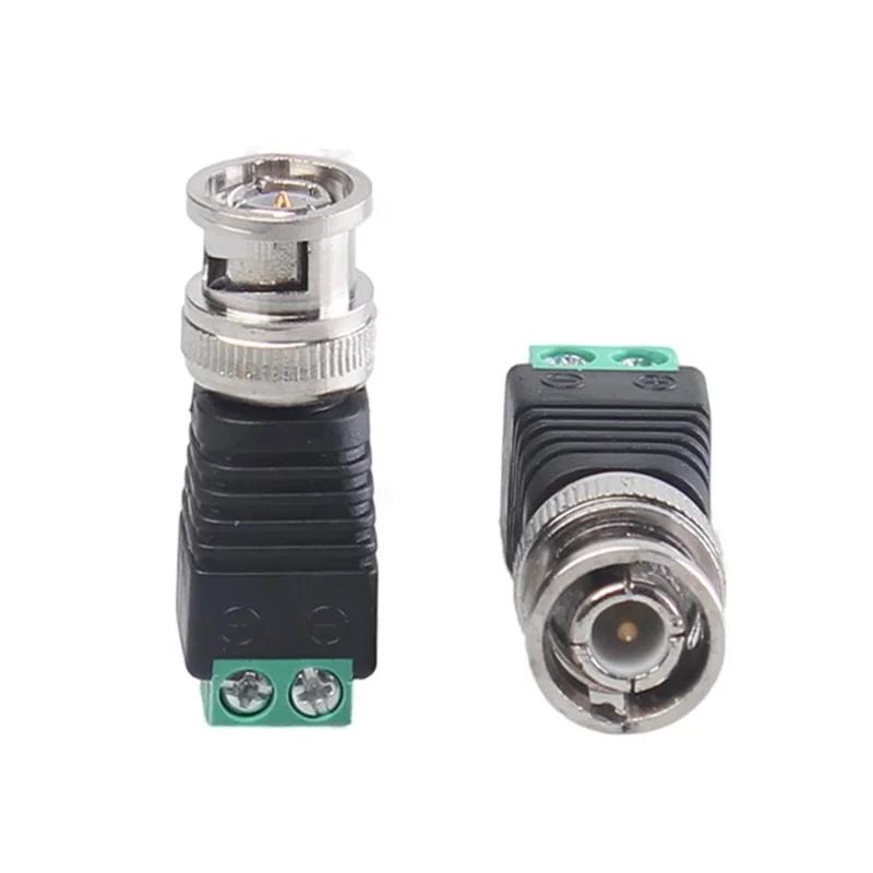 5/20PCS BNC Male Connectors Screw Terminal DC Connector for CCTV Surveillance Camera AHD TVI Camera Coax Cables