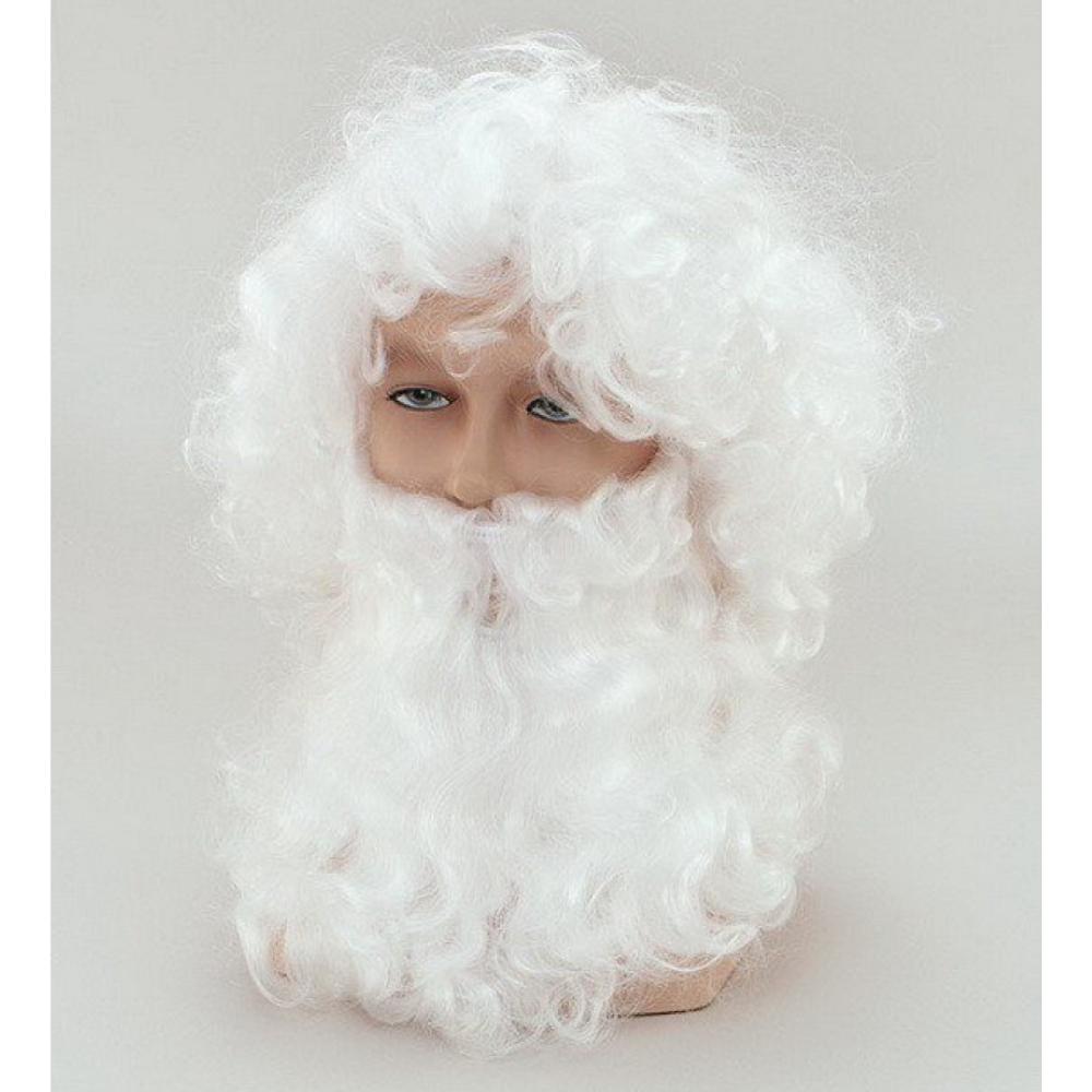 Wig Beard Santa Claus Costume Christmas Star Grandfather Frost Nativity Play