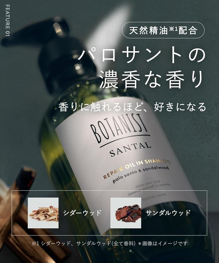 BOTANIST Shampoo and Care Set SANTAL Repair Oil-In