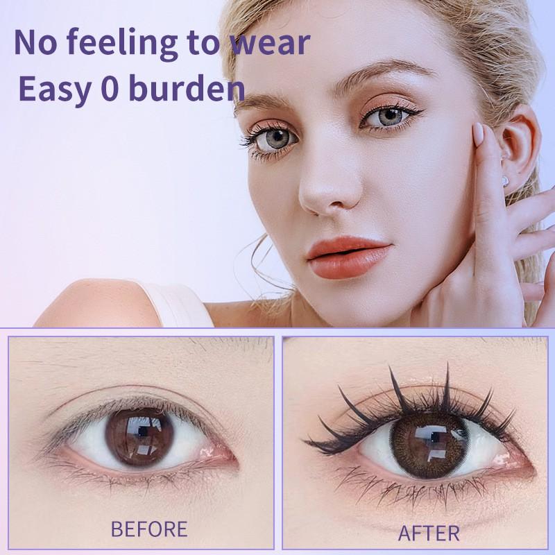 Magnetic False Eyelashes Natural Look With Clips Reusable Long-Lasting Makeup Enhancement Daily Wear