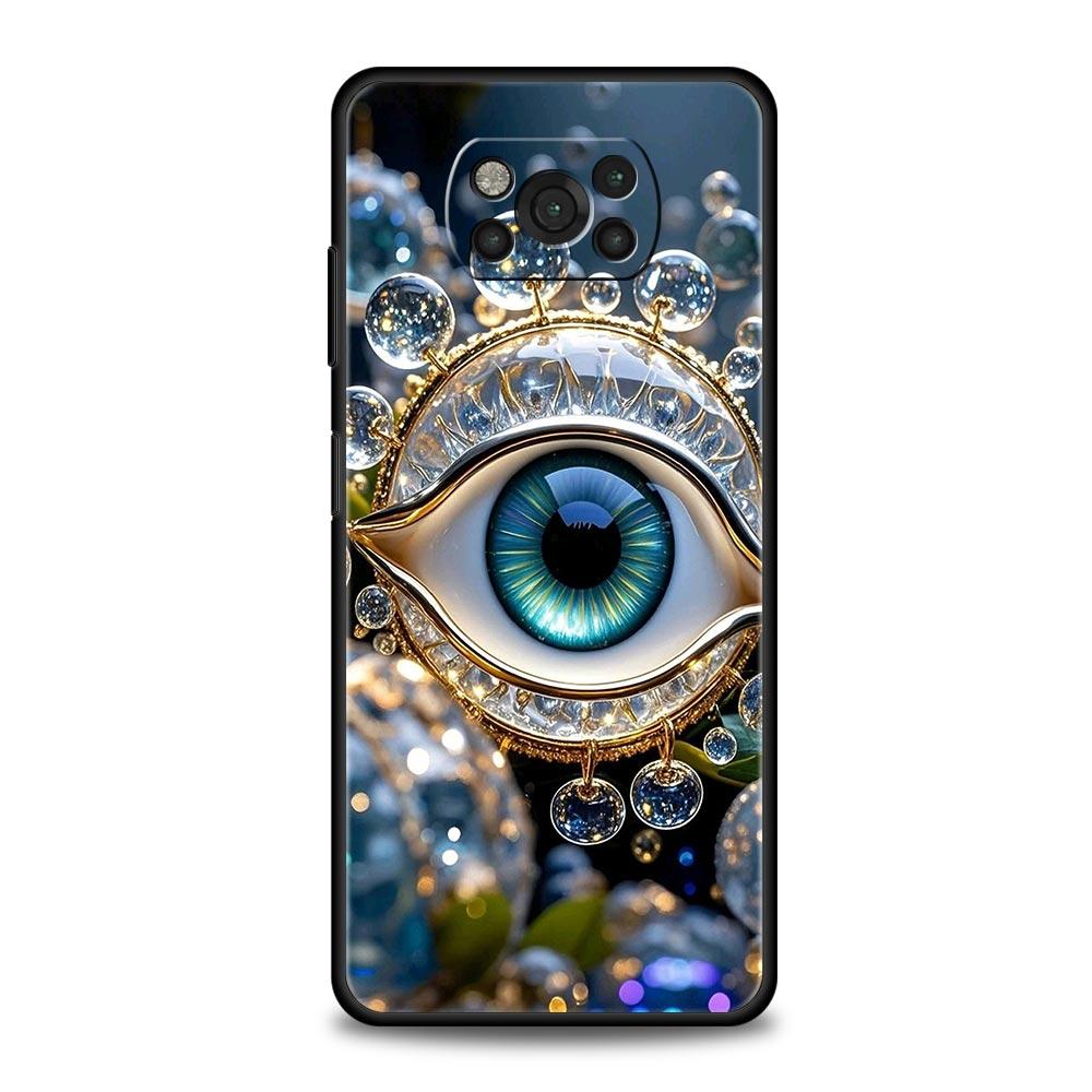 Fashion Eyelashes Eyes Phone Case Cover for Xiaomi Poco F7 Ultra F6 F5 F4 F3 X6 X5 X4 X3 NFC C51 C55 M4 GT 5G Soft TPU Shell