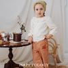 Happyology Girls' Ruffle Knit Long-Sleeve Top