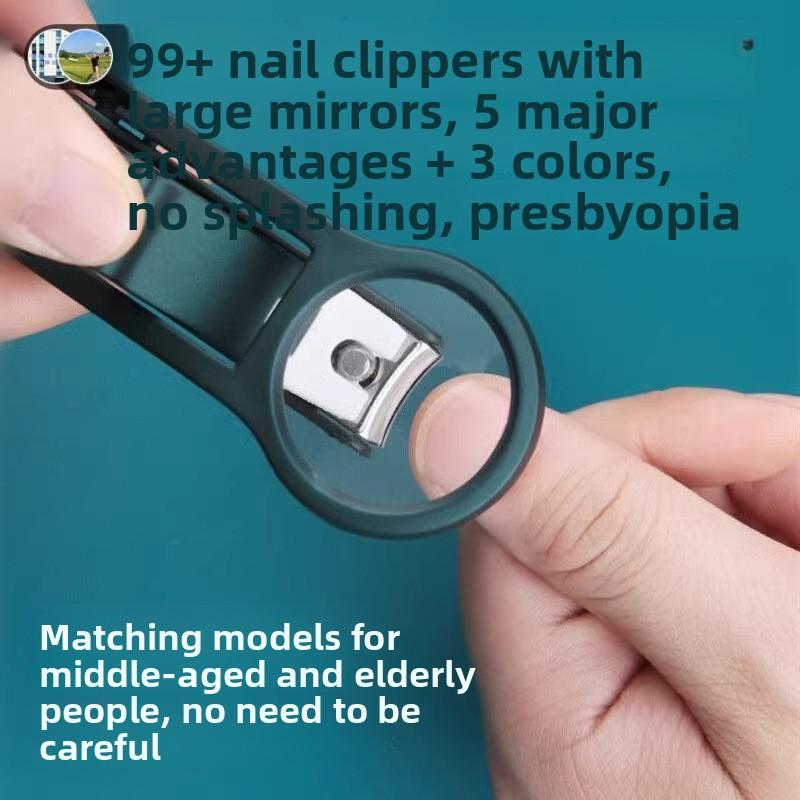 Multifunctional Magnifying Glass Nail Clippers Nail Clippers Elderly and Children Opening Pliers Nail Clippers Anti-splash Nail Clippers
