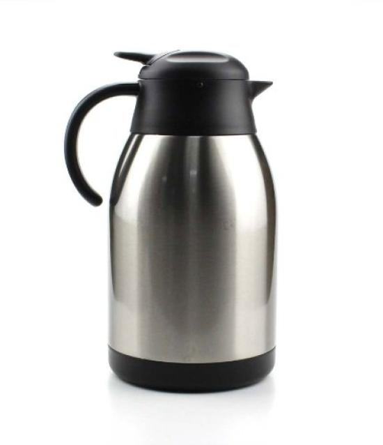 Pearl Metal Easy II Tabletop Stainless Heat and Cold Pot, 2.0L, Steel, Satin, Insulation, H-6313