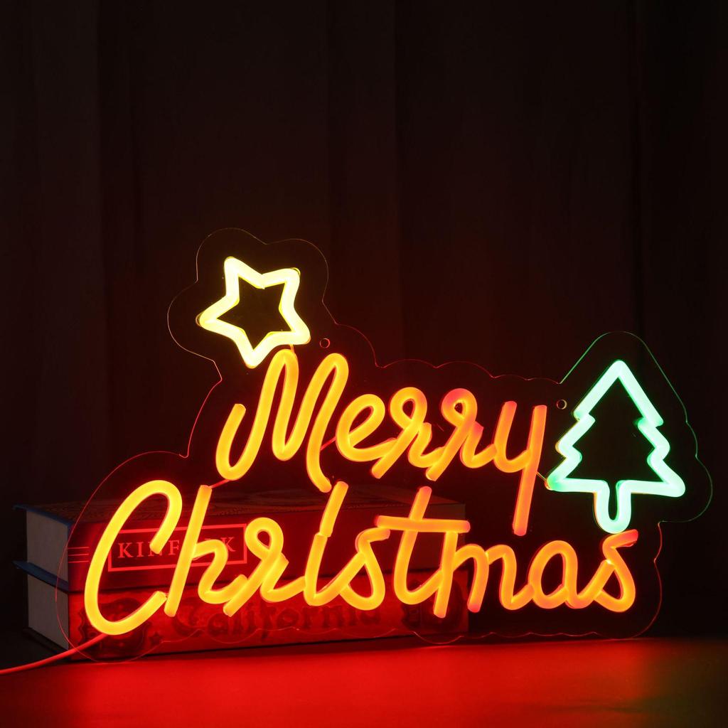 Neon LED Wall Light: Halloween & Christmas Atmosphere Bar Decoration