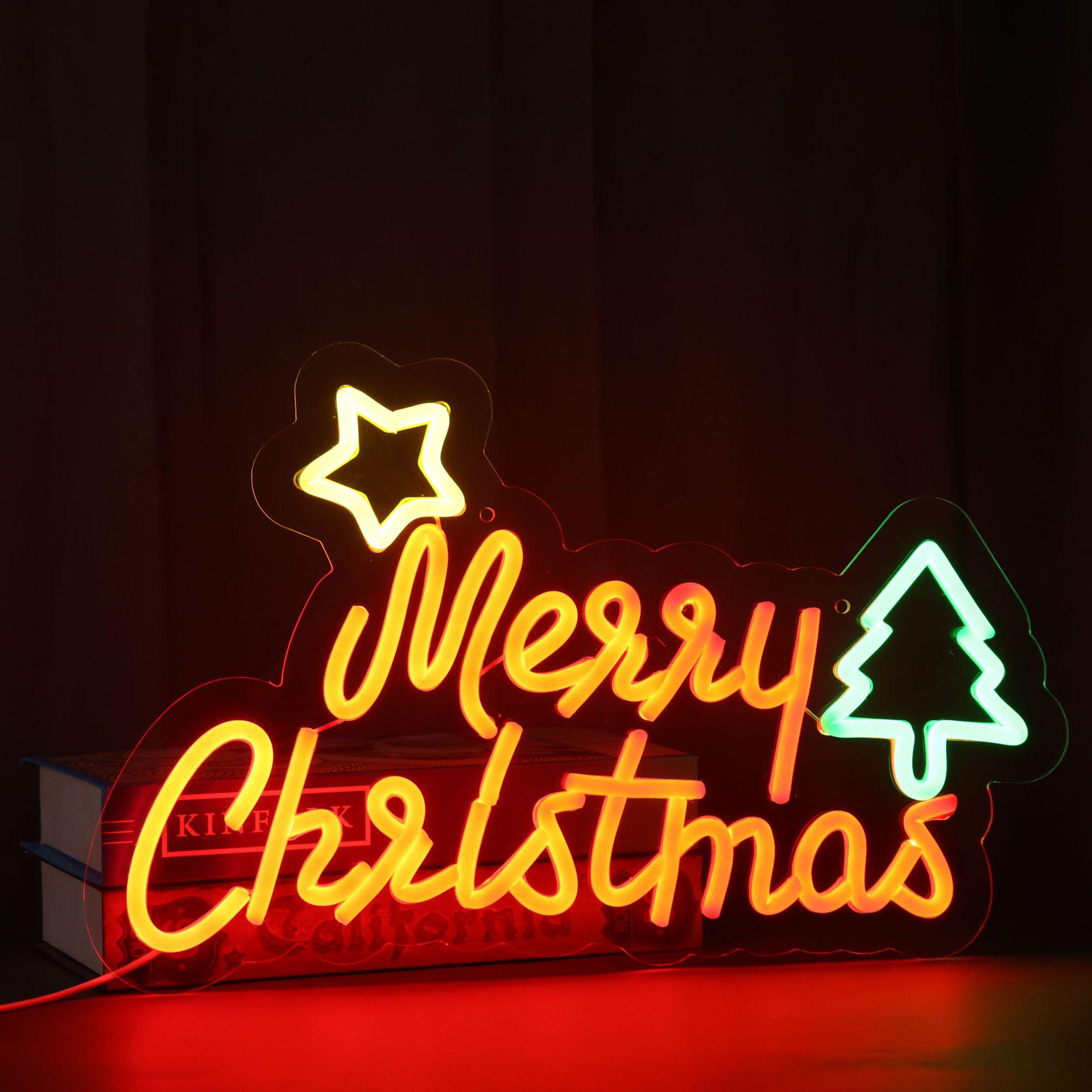 

Neon LED Wall Light: Halloween & Christmas Atmosphere Bar Decoration