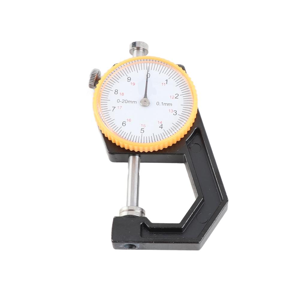 Thickness Gauge Tester Dial Flat Head Vegetable Tanned Leather DIY Measuring Tool0-20mm