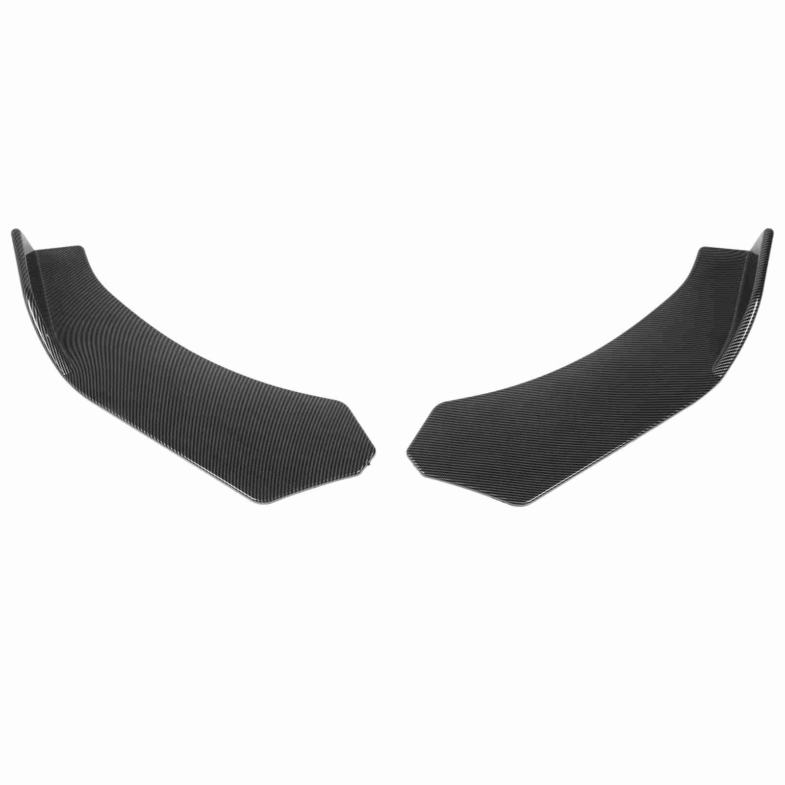 

2 шт. Универсальная губа переднего бампера из углеродного волокна 57 см, защитная накладка на губу для транспортных средств
