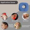 Cotton Filling Ear Piercing Pillow Breathable Portable Pillow with Ear Hole Ergonomic Comfortable Earring Pillow