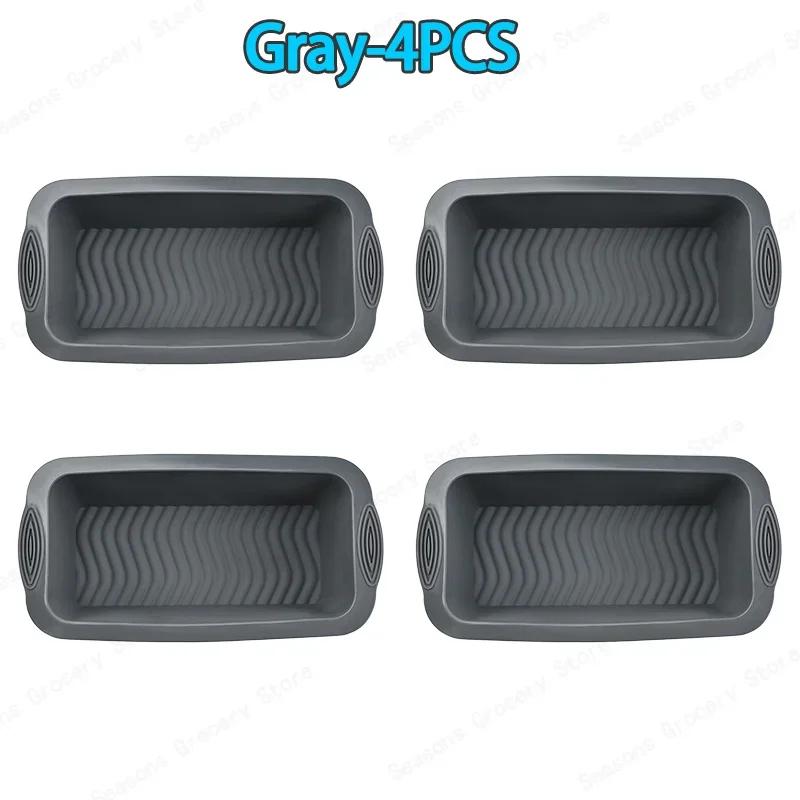 Silikonform för limpa Non-Stick Brödform Kök Brödform Form för Bakning Köttfärslimpa Isblock och Lätt Släpp