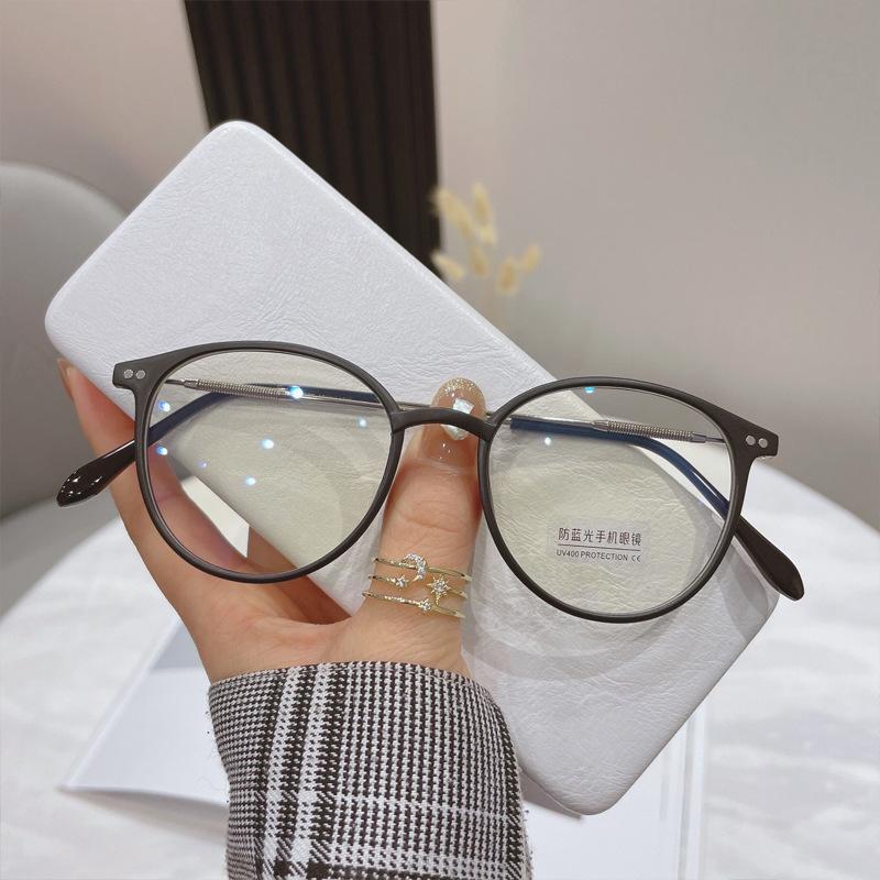 

JYL TS Blue Light Eyeglasses Unisex Anti-radiation Plain Frame 2062 A-9457 orchid, рожевий колір