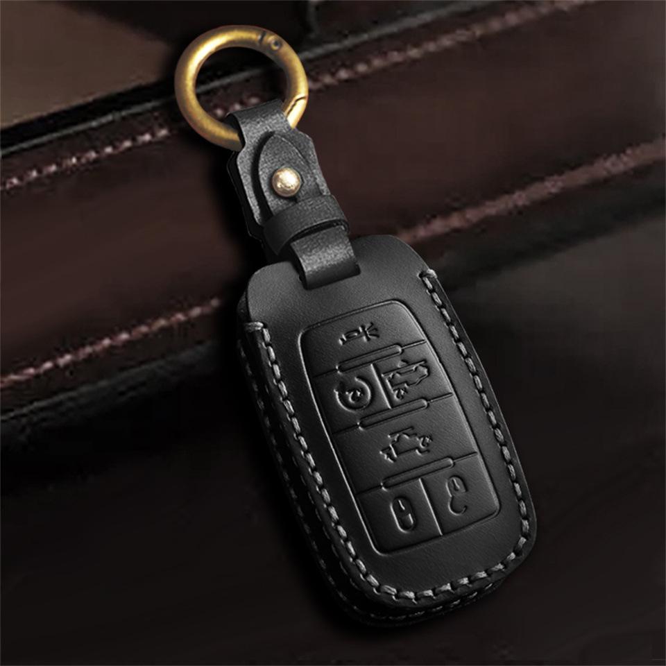 Dodge GMC Pickup Leder Schlüsselhülle – Handgefertigter Schutz für Autoschlüssel